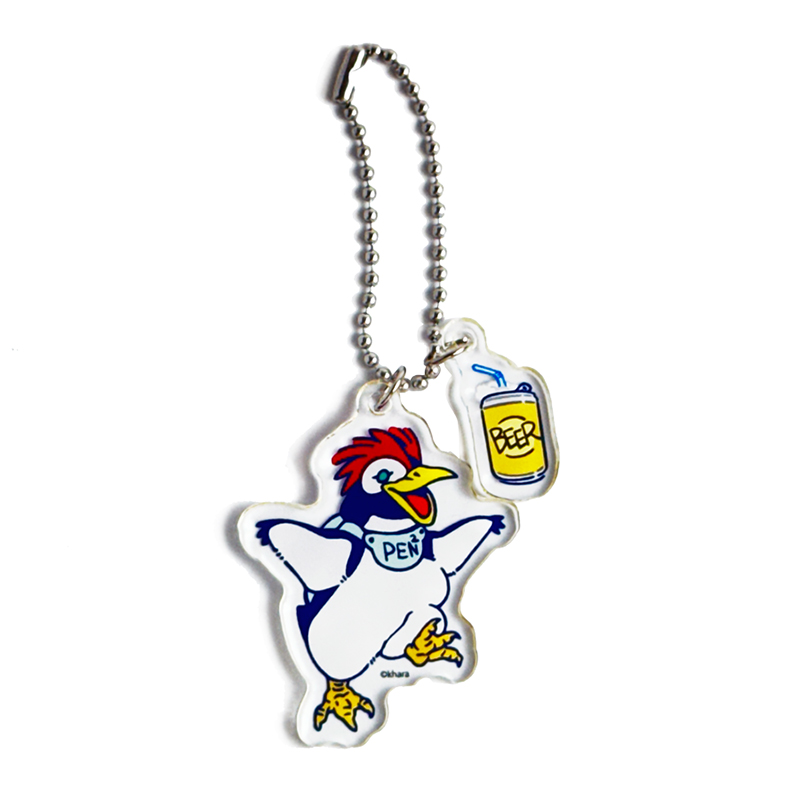 EVA STORE オリジナル ペンペンアクリルキーホルダー/ビールペンペン