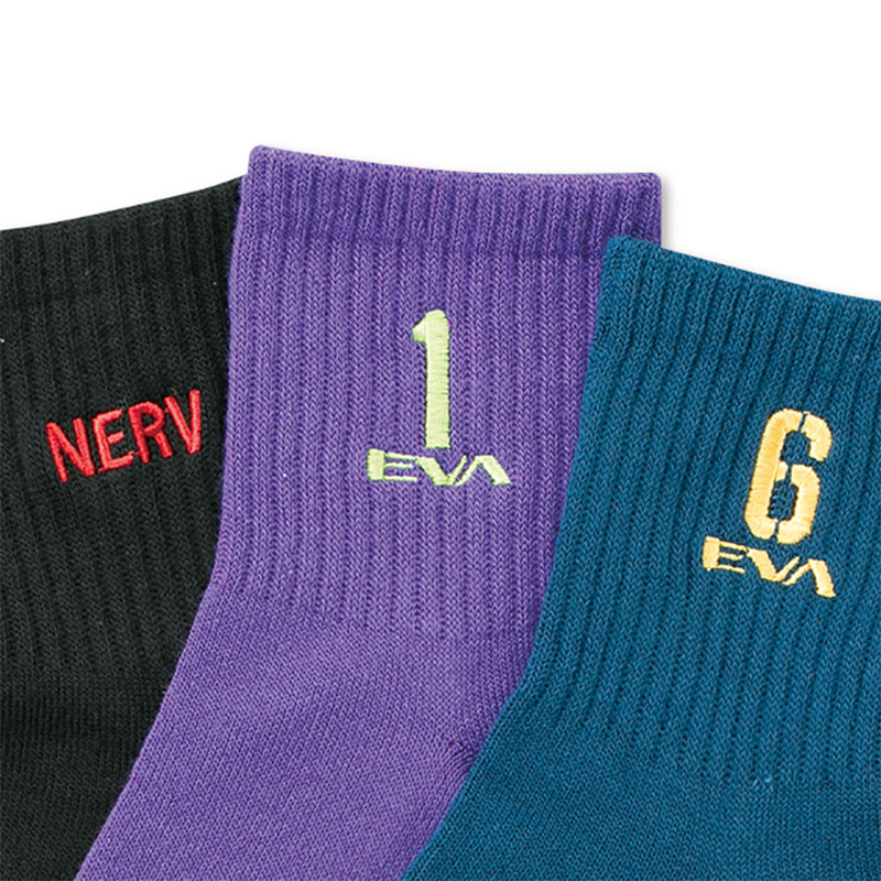 エヴァンゲリオンソックス3足セット/NERV・EVA01・Mark.06(M.A.P)