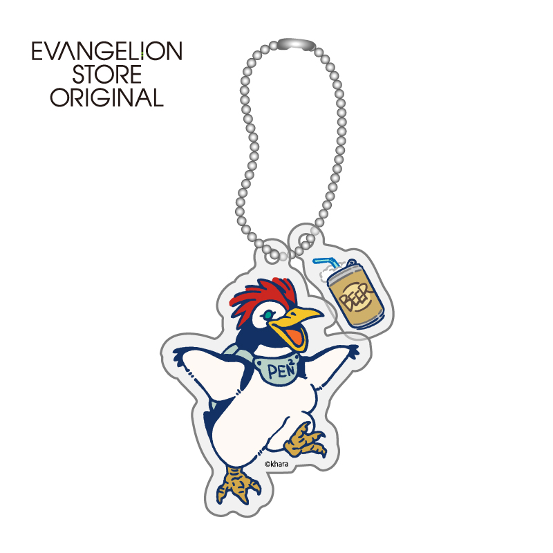 EVA STORE オリジナル ペンペンアクリルキーホルダー/ビールペンペン