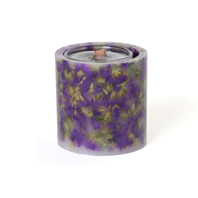 【RADIO EVA"THE 30"】C022 EVANGELION Flower Aroma Candle(Takibi)by soli/PURPLE
