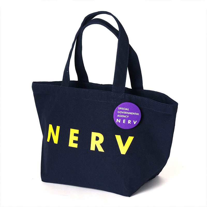 RADIO EVA A001 NERV Shin Lunch Bag/NAVY×YELLOW