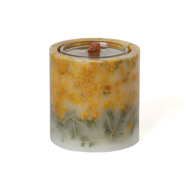 【RADIO EVA"THE 30"】C022 EVANGELION Flower Aroma Candle(Takibi)by soli/YELLOW