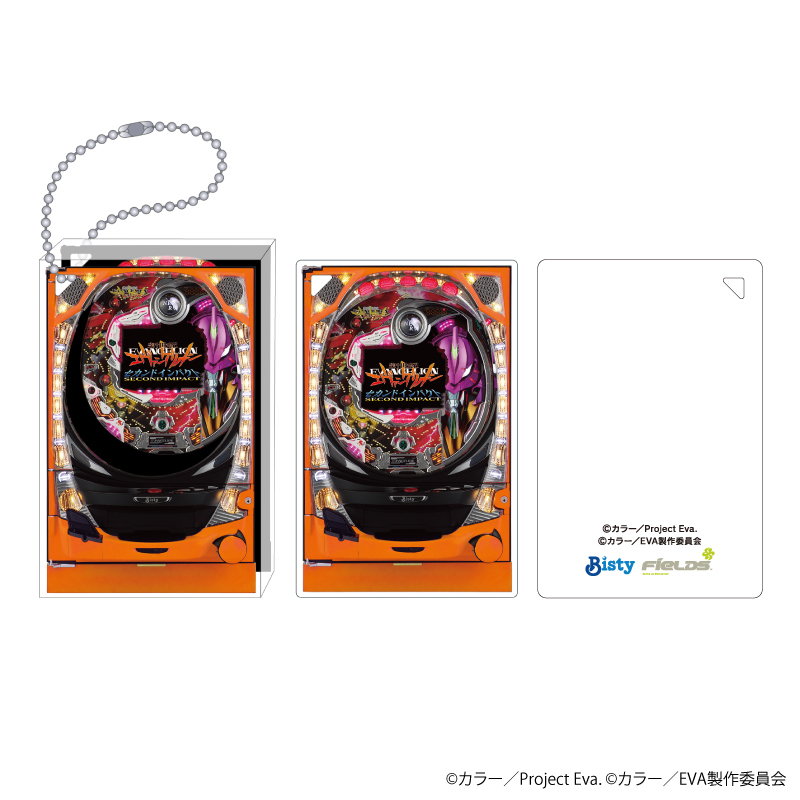【CR新世紀エヴァンゲリオン セカンドインパクト】アクリルブロックキーホルダー(ムービック)