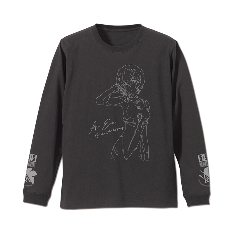 エヴァンゲリオン 綾波レイ 袖リブロングスリーブ Tシャツ/SUMI(COSPA)