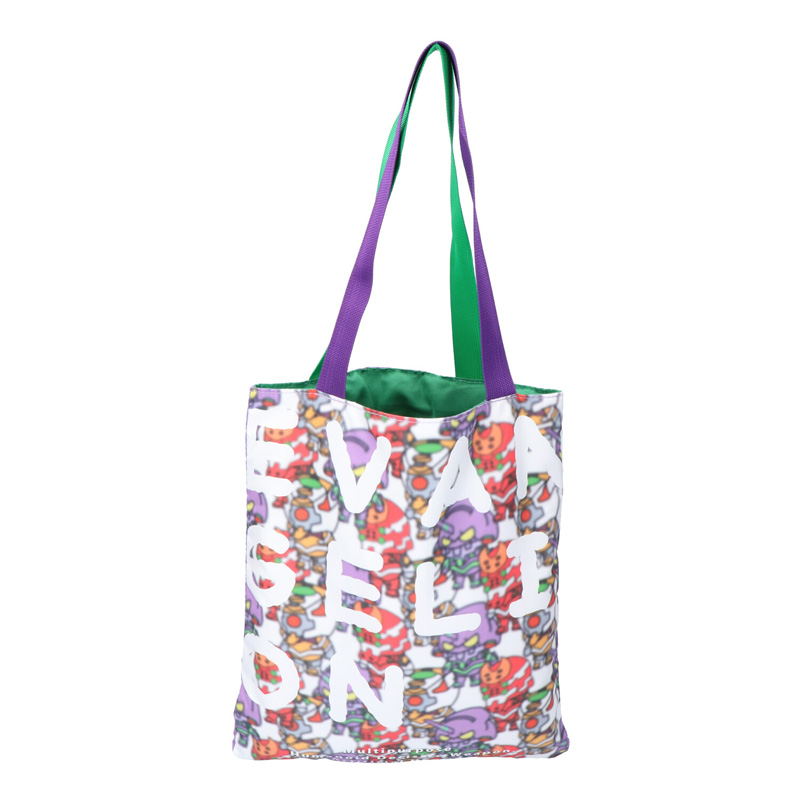 EVANGELIONキャラククターバッグ/アート風デザイントートバッグ機体柄(高山)