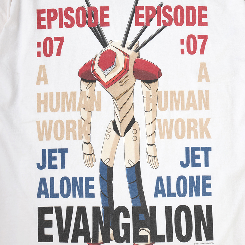 【EVANGELION:95】0021 T-Shirt/WHITE WHITE M