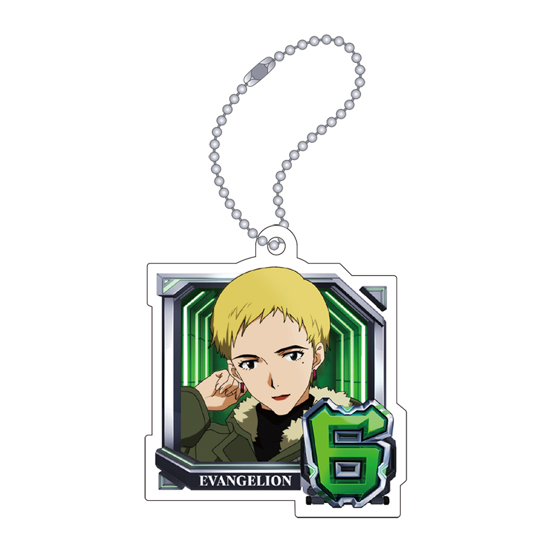 【ぱちんこ シン・エヴァンゲリオン】アクリルキーホルダー/通常図柄(6・赤木リツコ)(ムービック)