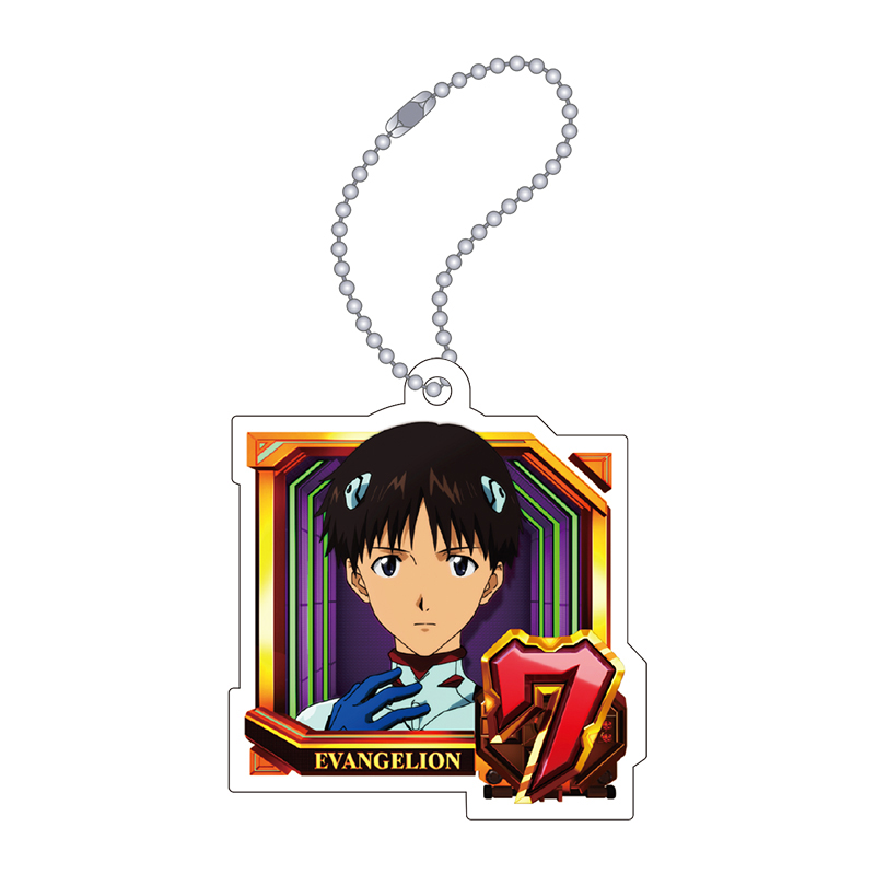 【ぱちんこ シン・エヴァンゲリオン】アクリルキーホルダー/通常図柄(7・碇シンジ)(ムービック)