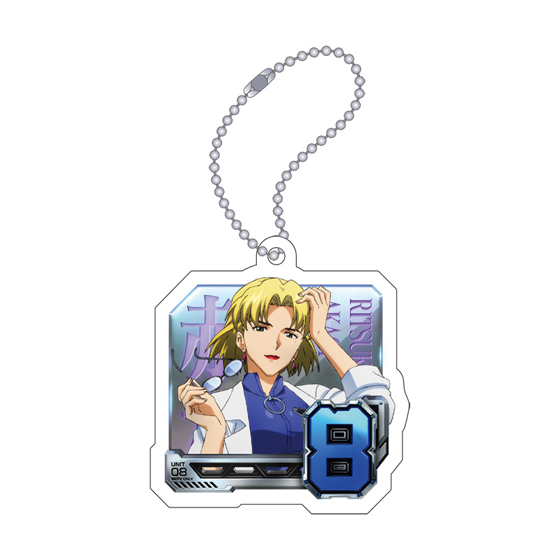 【Pゴジラ対エヴァンゲリオンセカンドインパクトG】アクリルキーホルダー/通常図柄(8・赤木リツコ)(ムービック)