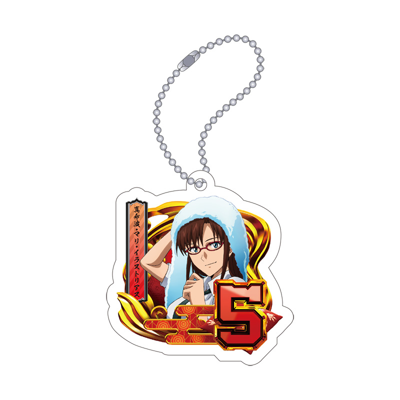 【Pゴジラ対エヴァンゲリオンセカンドインパクトG】アクリルキーホルダー/旅館図柄(5・真希波・マリ・イラストリアス)(ムービック)