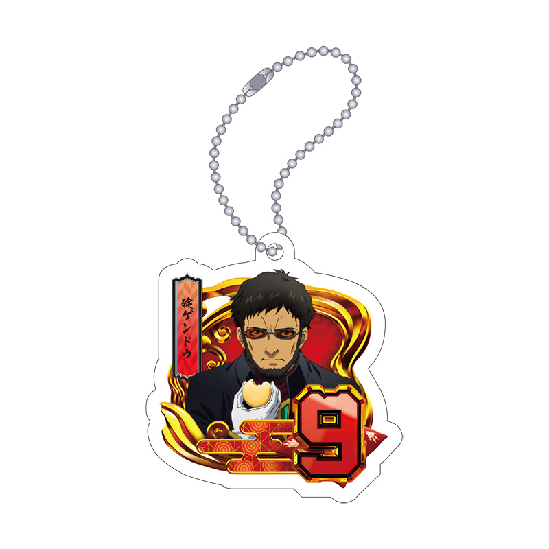 【Pゴジラ対エヴァンゲリオンセカンドインパクトG】アクリルキーホルダー/旅館図柄(9・碇ゲンドウ)(ムービック)