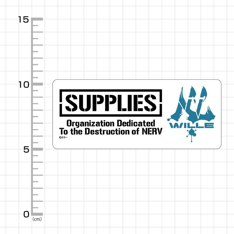 エヴァンゲリオン WILLE 屋外対応ステッカー(COSPA)