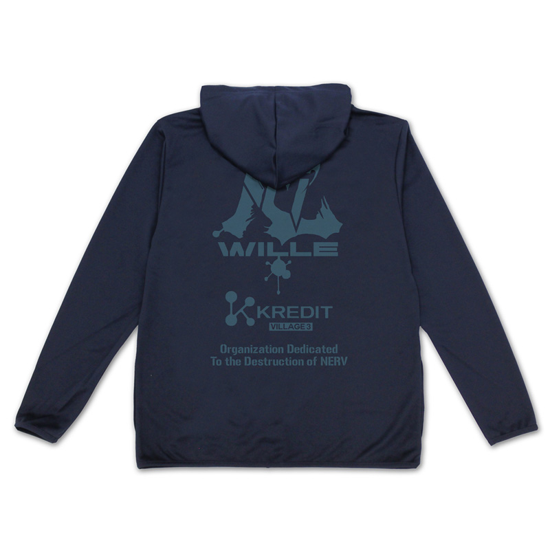 エヴァンゲリオン WILLE&KREDIT 薄手ドライパーカー/NAVY(COSPA) NAVY M