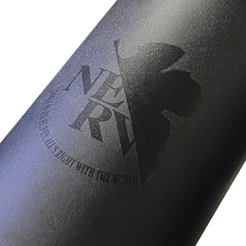 EVA&LOGOS 真空2重構造ステンレスMUG BOTTLE/NERV/ブラック