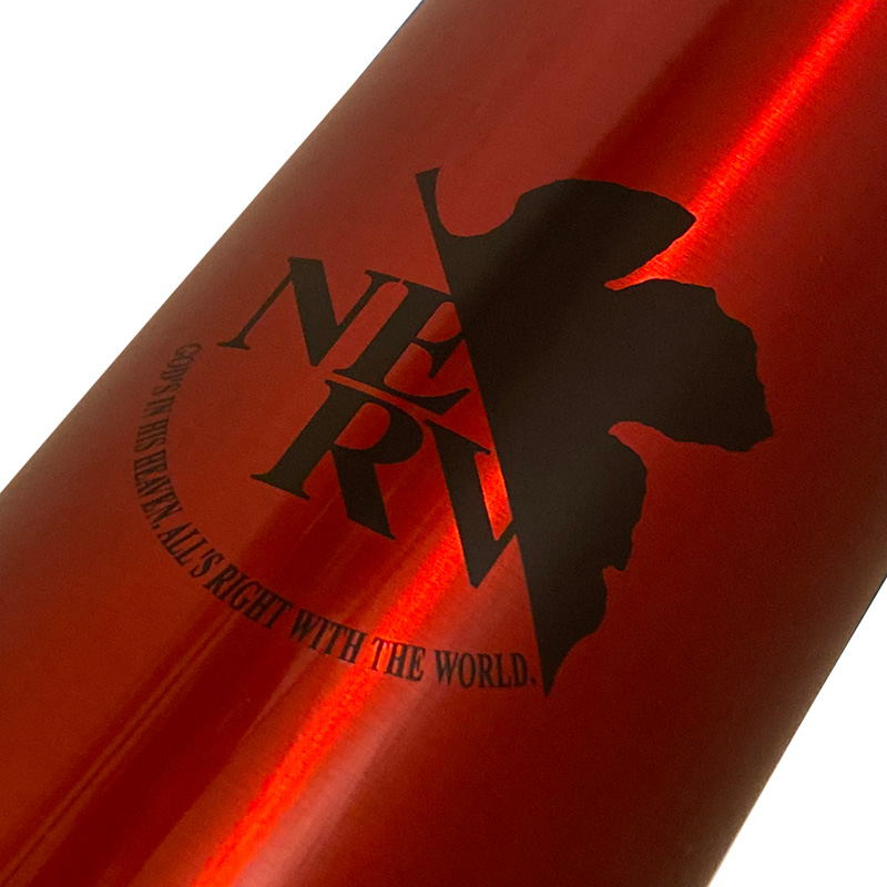 EVA&LOGOS 真空2重構造ステンレスMUG BOTTLE/NERV/レッド