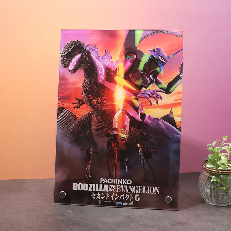 【Pゴジラ対エヴァンゲリオンセカンドインパクトG】アクリルパネル/ポスタービジュアル(ムービック)