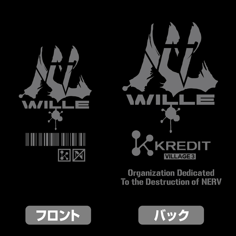 エヴァンゲリオン WILLE&KREDIT 薄手ドライパーカー/BLACK(COSPA) BLACK M