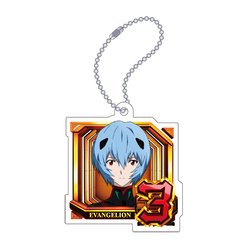 【ぱちんこ シン・エヴァンゲリオン】アクリルキーホルダー3個セット/通常図柄(ムービック)