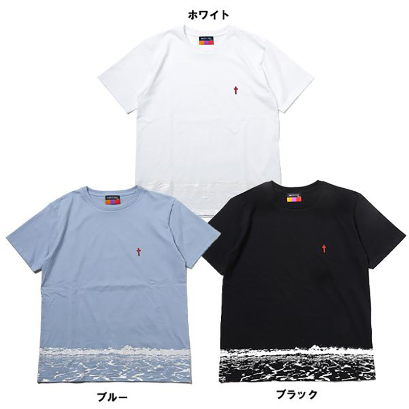 RADIO EVA 002【波打際 T-Shirt β】／ホワイト(M ホワイト