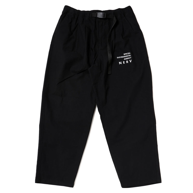 RADIO EVA 143 NERV Embroidery Tapered Pants/BLACK(M　BLACK): ファッション |  EVANGELION STORE オンライン