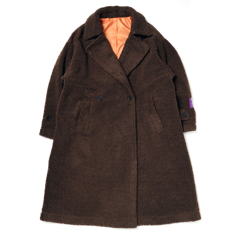 RADIO EVA A146 EVANGELION BOA CHESTERFIELD COAT/BROWN(M　BROWN): ファッション |  EVANGELION STORE オンライン