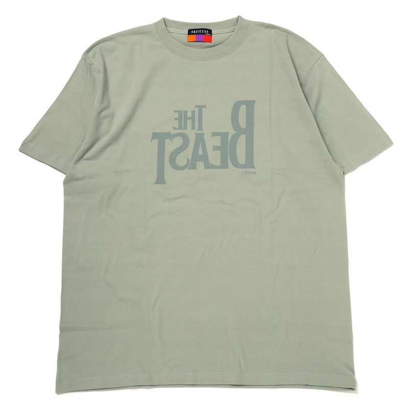 RADIO EVA A102 THE BEAST T-Shirt β/SMOKY GREEN(M　SMOKY GREEN): ファッション |  EVANGELION STORE オンライン