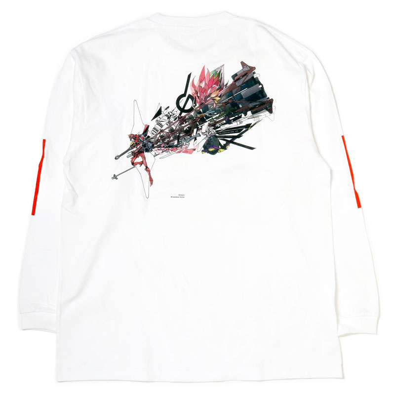 RADIO EVA 704 Abstract EVANGELION Cutsew（KENTA KAKIKAWA）/WHITE(改2号機β)(M　 WHITE（改2号機β）): ファッション | EVANGELION STORE オンライン