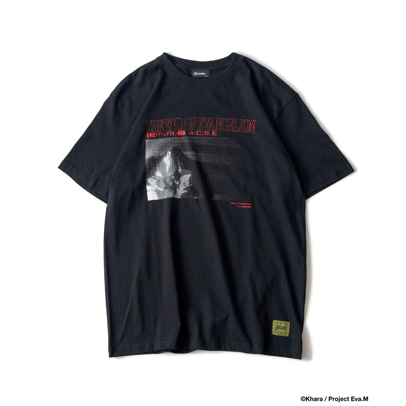 【subciety supported RADIO EVA】DISC5 (SHINJI&MISATO) TEE(S　BLACK): ファッション |  EVANGELION STORE オンライン