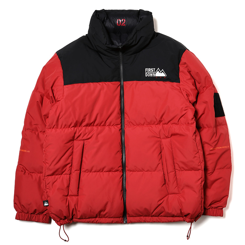 RADIO EVA A245 EVANGELION REVERSIBLE BUBBLE DOWN JACKET by FIRST  DOWN/BLACK×RED(M　BLACK×RED): ファッション | EVANGELION STORE オンライン