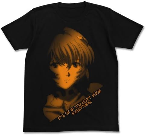 ヱヴァンゲリヲン新劇場版 綾波グラフィックTシャツ／ブラック(S　ブラック): ファッション | EVANGELION STORE オンライン