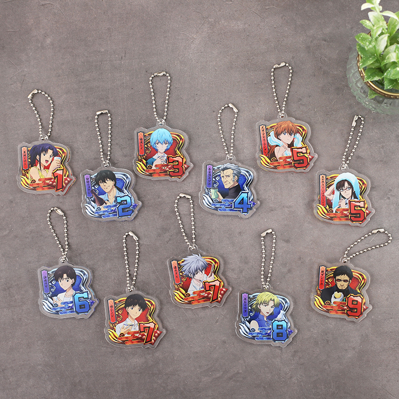 【Pゴジラ対エヴァンゲリオンセカンドインパクトG】アクリルキーホルダー/旅館図柄(1・葛城ミサト)(ムービック)