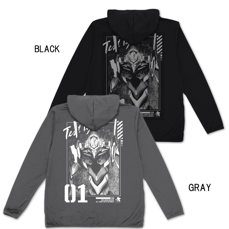 エヴァンゲリオン 初号機 薄手ドライパーカー/GRAY(COSPA) GRAY M