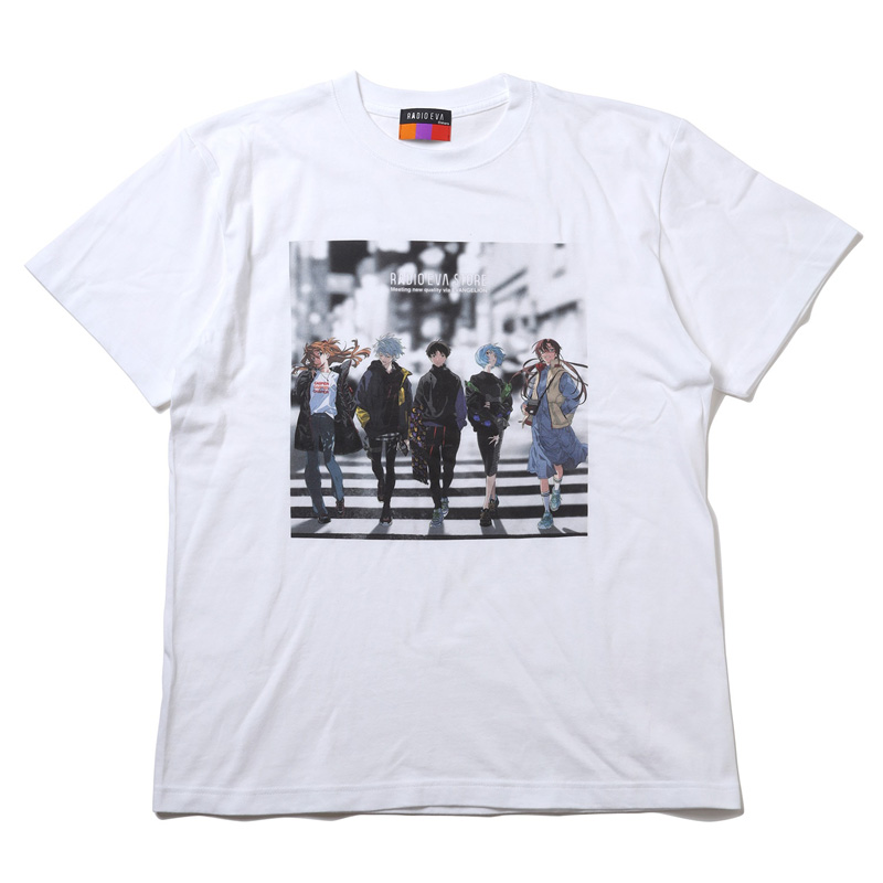 RADIO EVA 766 RADIO EVA Illustration T-Shirt β（Mai Yoneyama）/WHITE