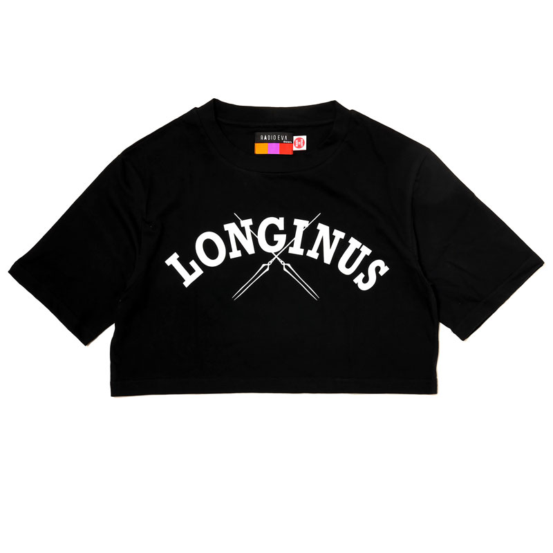 RADIO EVA A204 Longinus Cropped T-Shirt/BLACK