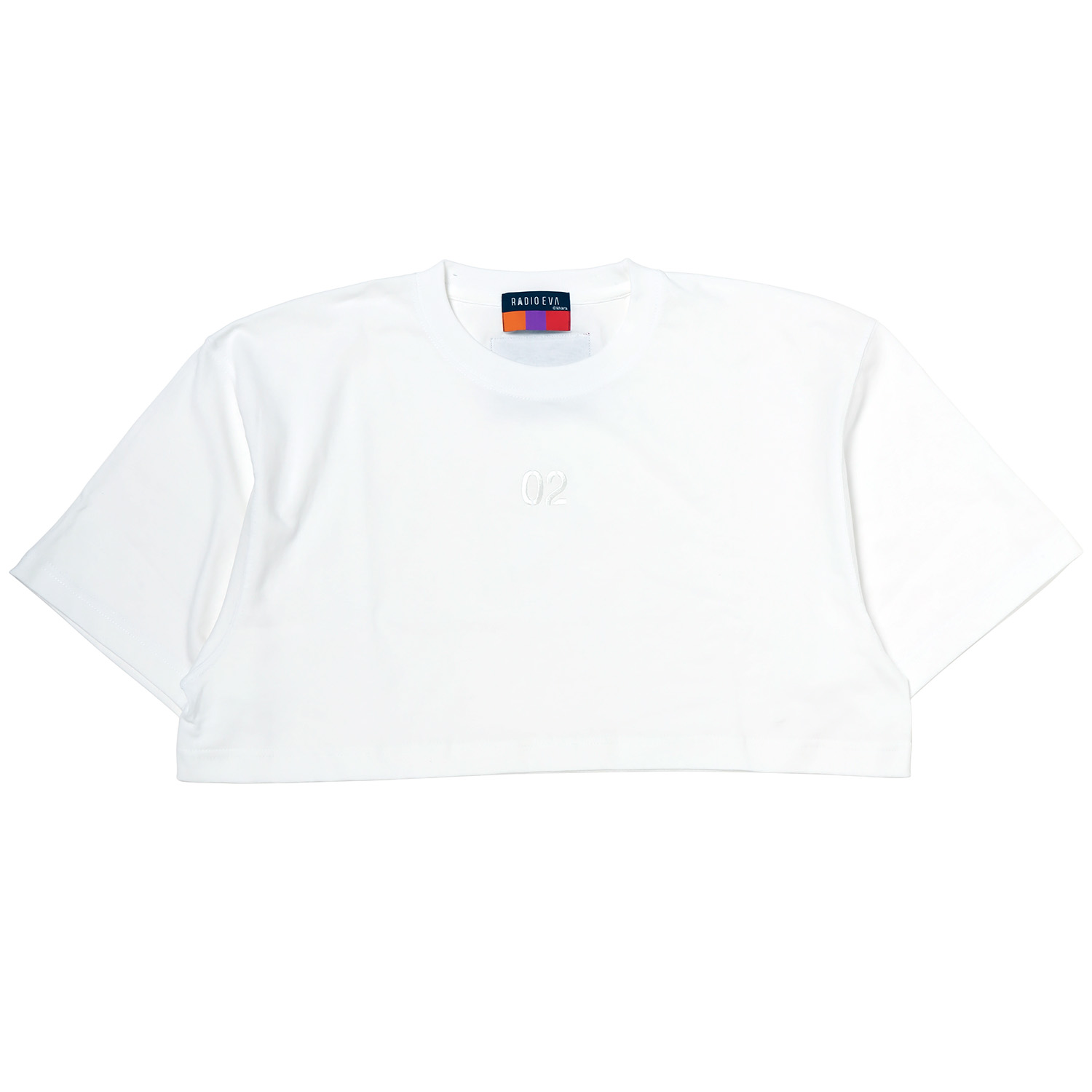 RADIO EVA A228 EVANGELION Numbering Cropped T-Shirt/WHITE(02)