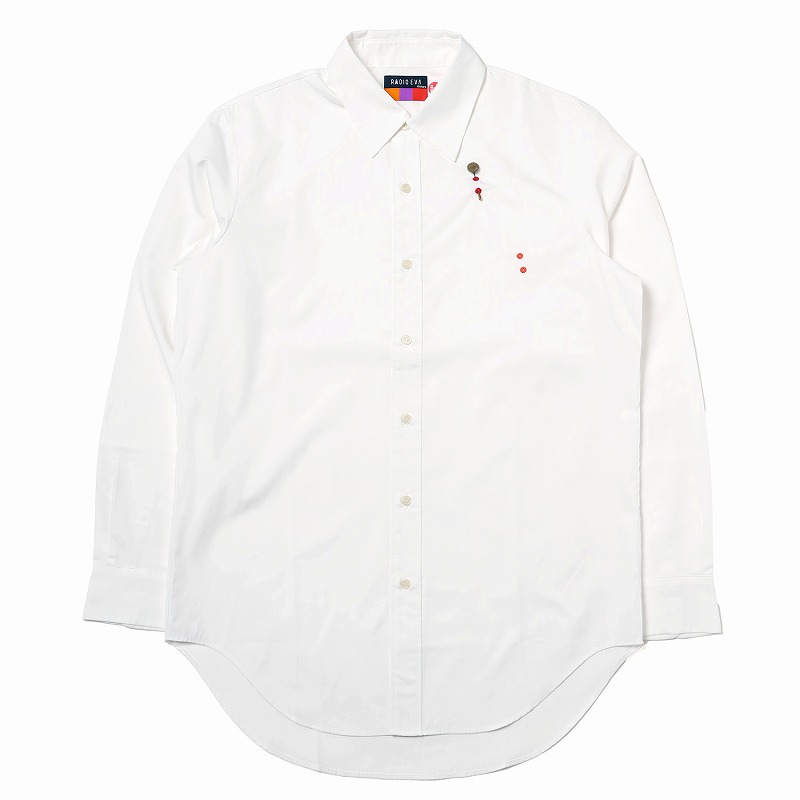 RADIO EVA A238 EVANGELION Pinhole Shirt/WHITE