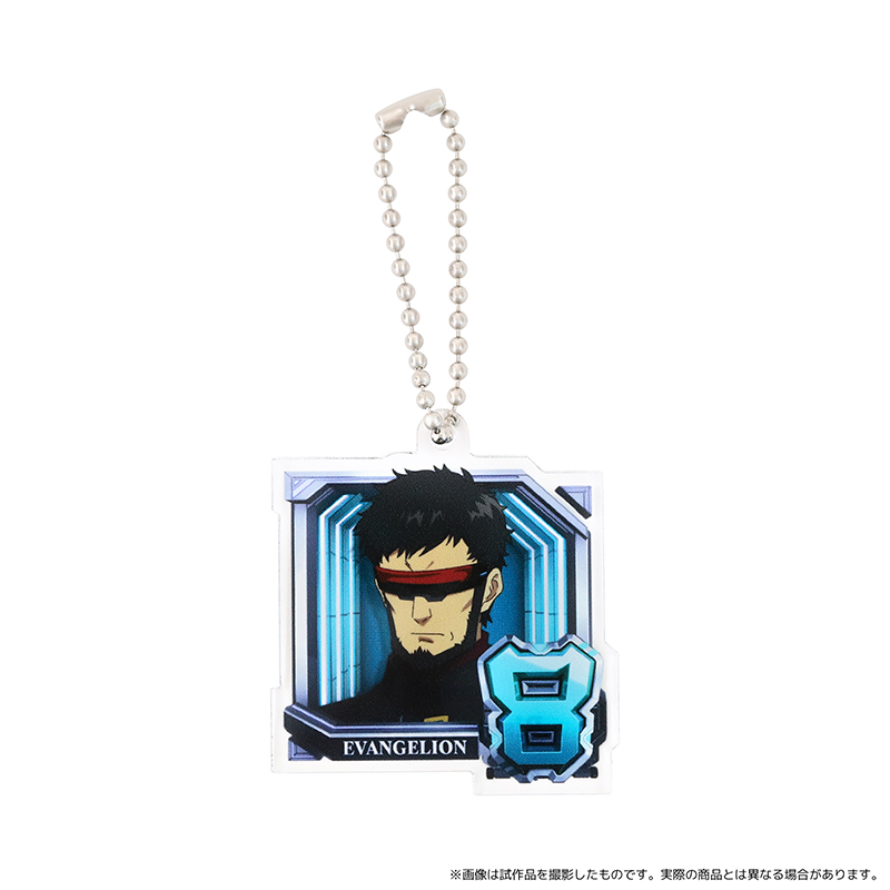 【ぱちんこ シン・エヴァンゲリオン】アクリルキーホルダー/通常図柄(8・碇ゲンドウ)(ムービック)