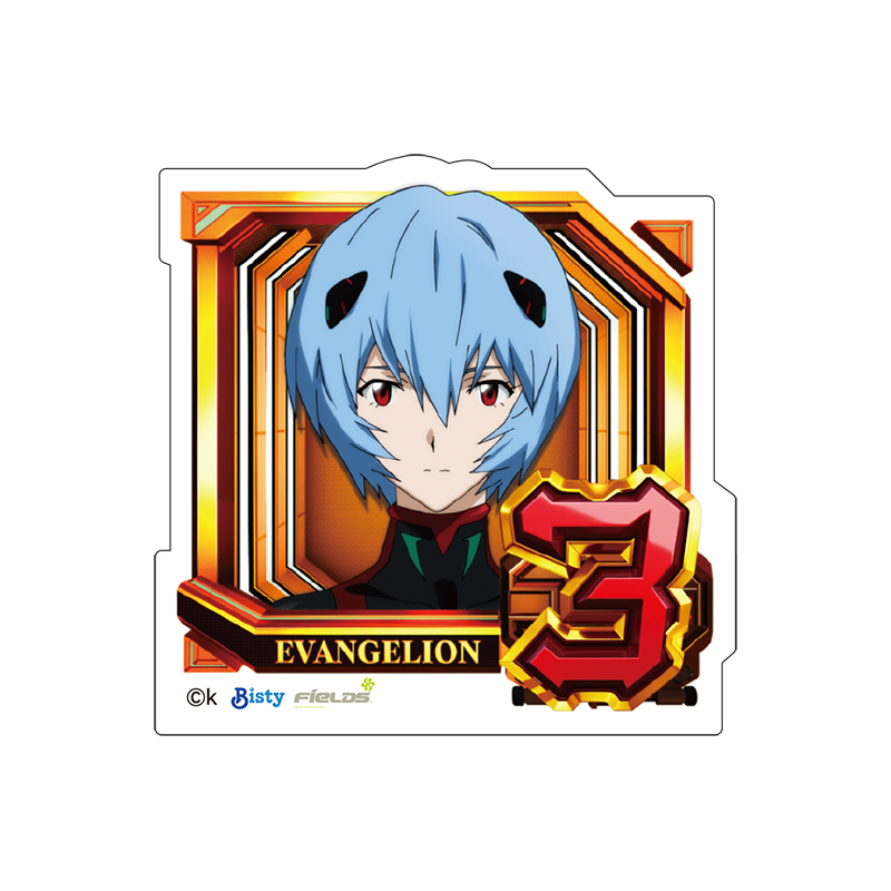 【ぱちんこ シン・エヴァンゲリオン】ダイカットステッカー/通常図柄(3・アヤナミレイ(仮称))(ムービック)