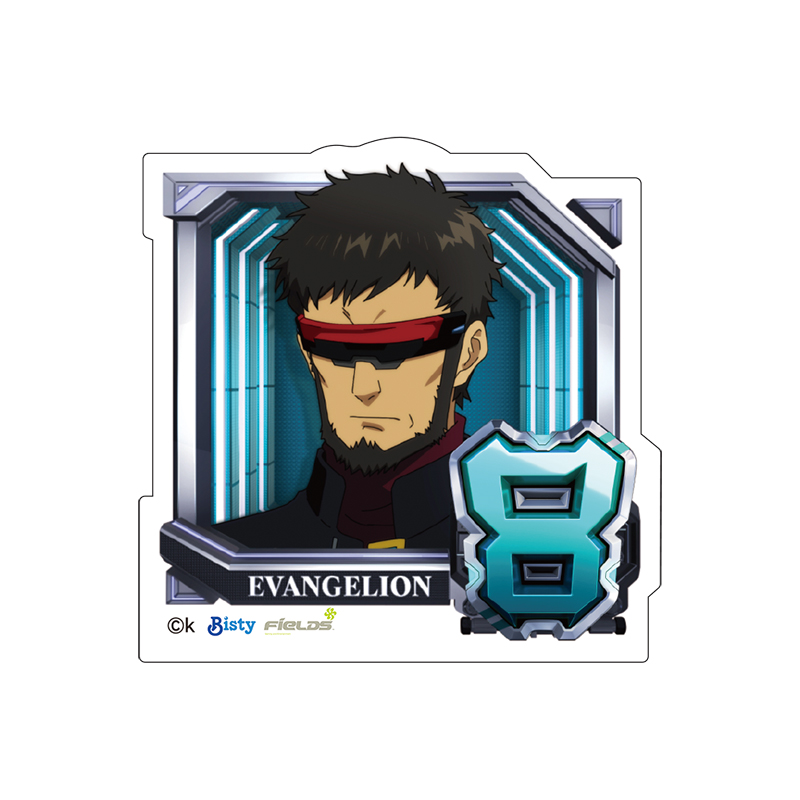 【ぱちんこ シン・エヴァンゲリオン】ダイカットステッカー/通常図柄(8・碇ゲンドウ)(ムービック)