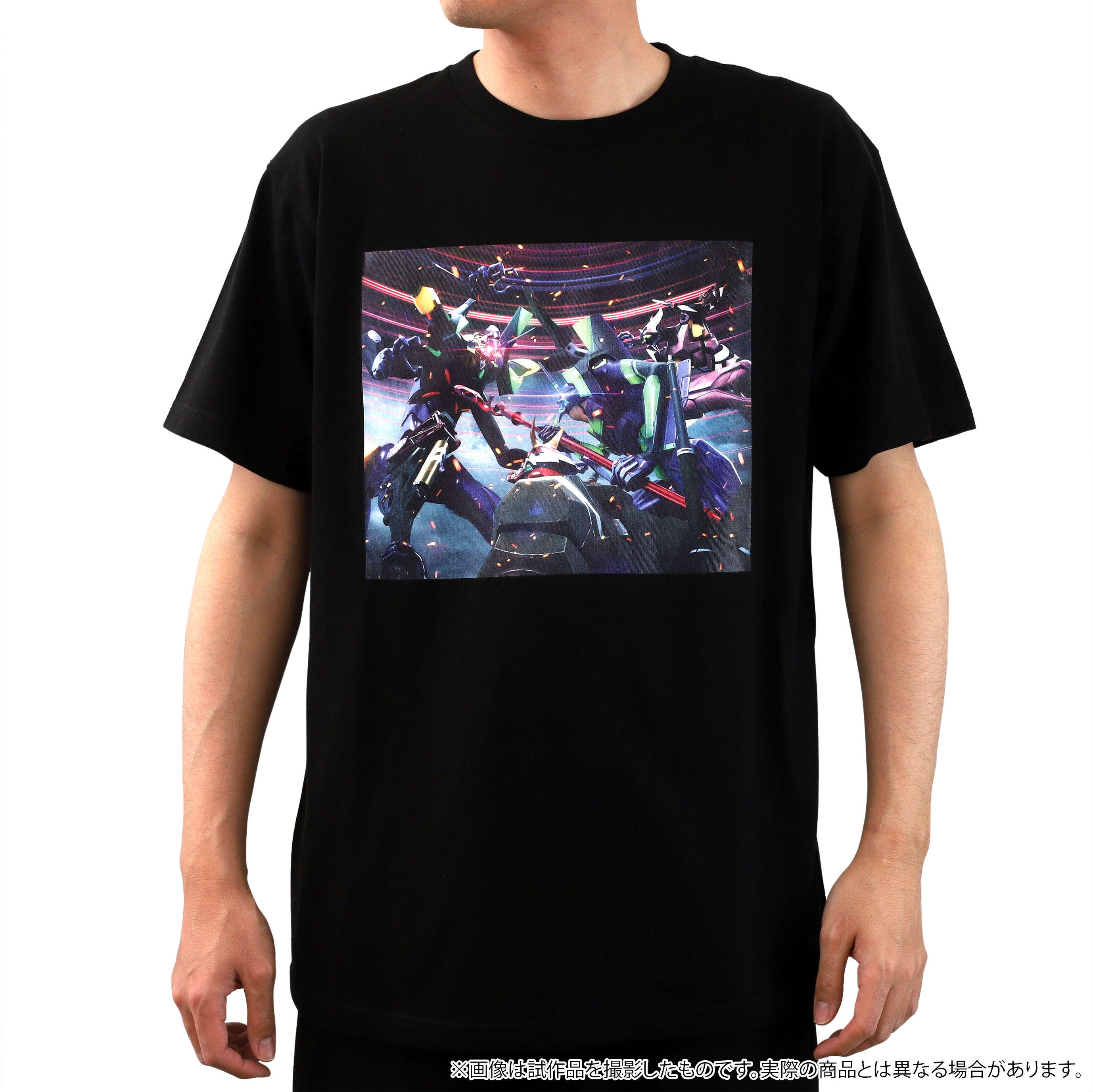 【ぱちんこ シン・エヴァンゲリオン】Tシャツ/第13号機リーチ(黒、フリーサイズ)(ムービック)