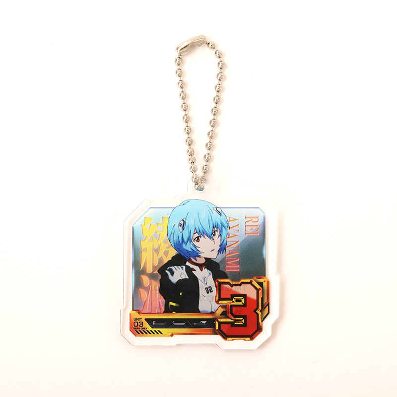 【Pゴジラ対エヴァンゲリオンセカンドインパクトG】アクリルキーホルダー/通常図柄(3・綾波レイ)(ムービック)