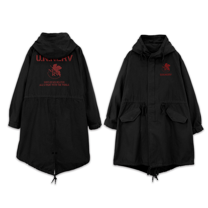 エヴァンゲリオン U.N.NERV M-51ジャケット/BLACK(COSPA) BLACK M