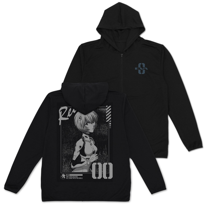 エヴァンゲリオン 綾波レイ 薄手ドライパーカー/BLACK(COSPA) BLACK M