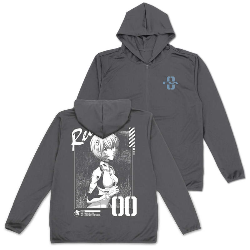 エヴァンゲリオン 綾波レイ 薄手ドライパーカー/GRAY(COSPA) GRAY M