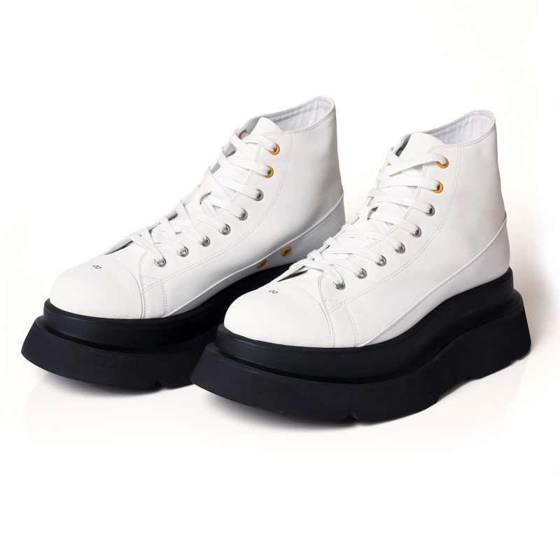 RADIO EVA A079 EVANGELION PLATFORM BOOTS/WHITE(REI)/23cm