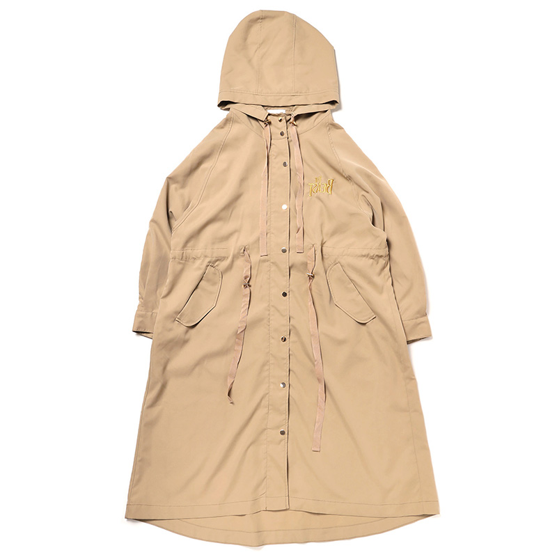 【FLOWER by RADIO EVA 062】THE BEAST Embroidery Weather Coat/BEIGE