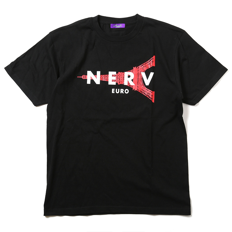RADIO EVA 656 EURO NERV T-Shirt/BLACK