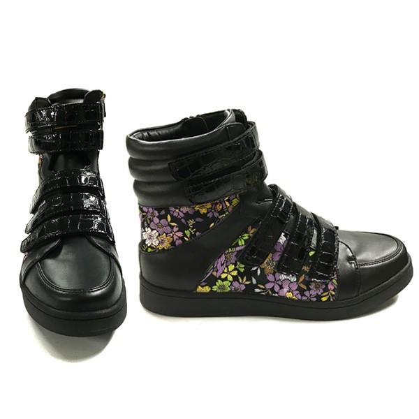 【花山xEVA】金襴織物初号機柄スニーカー ベルトタイプ