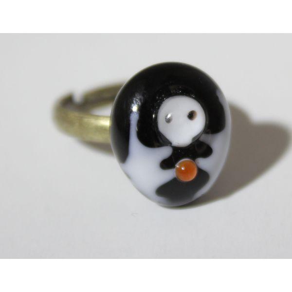 ヱヴァンゲリヲン新劇場版 トンボ玉指輪第4の使徒(黒)(ムービック)