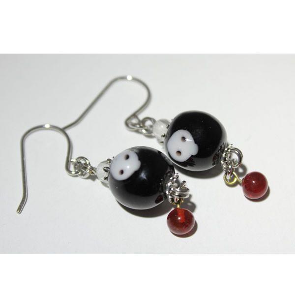 ヱヴァンゲリヲン新劇場版 トンボ玉ピアス第4の使徒(黒)(ムービック)